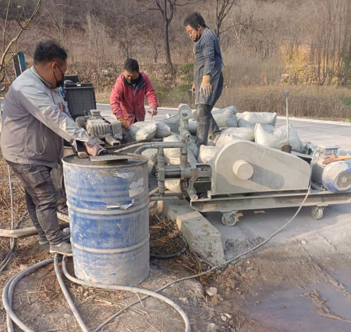 泰宁路面下沉注浆